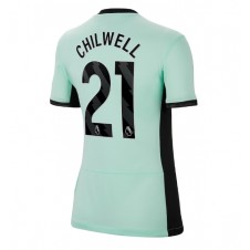 Chelsea Ben Chilwell #21 Tredjedrakt Kvinner 2023-24 Kortermet